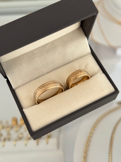 Anillos tallados