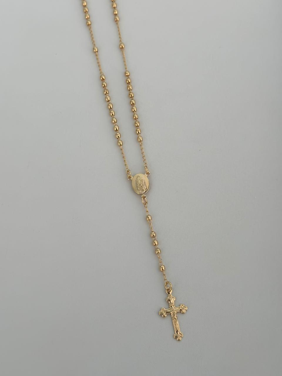 Rosario guadalupe remarcada balin 3 mm (40cm) exclusive