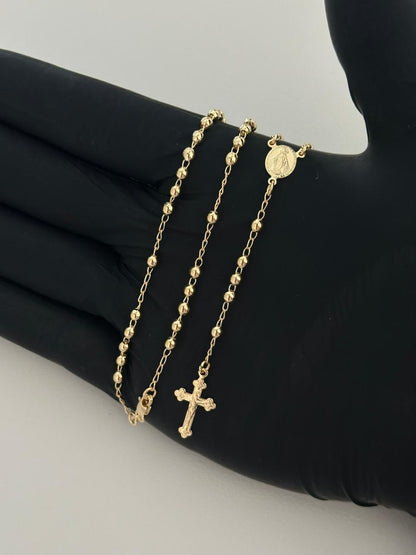 Rosario milagrosa remarcada balin 4 mm (45cm) exclusive