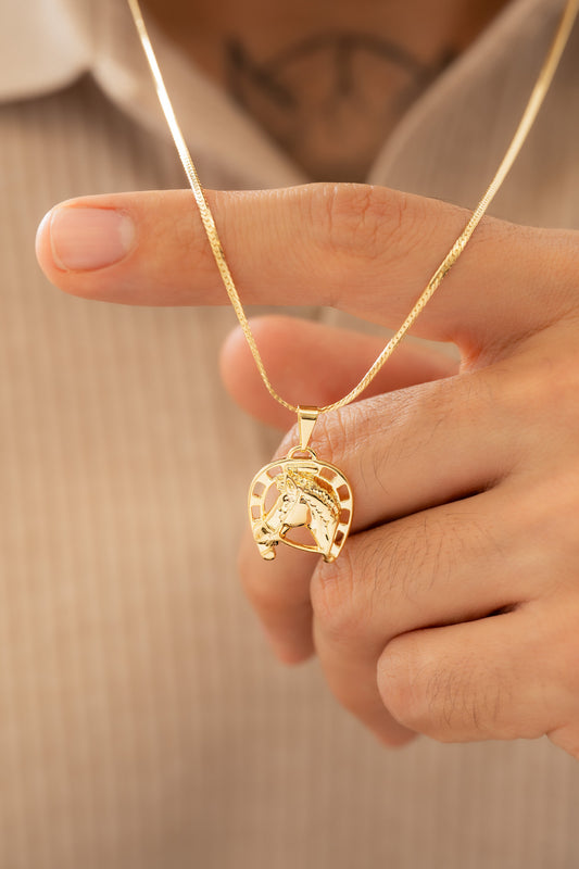 Cadena serpiente plana delg 1mm 65cm + Dije Fortune