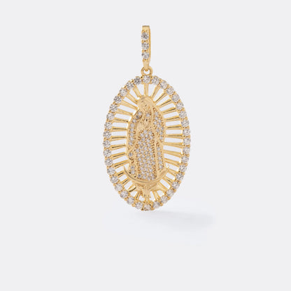 Dije virgen Guadalupe swarovski cristal