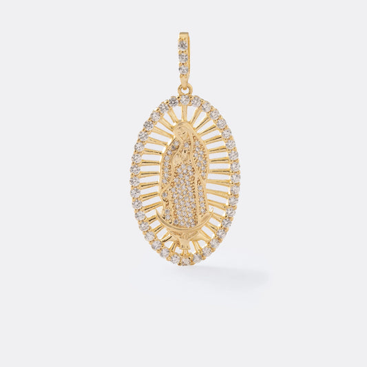 Dije virgen Guadalupe swarovski cristal