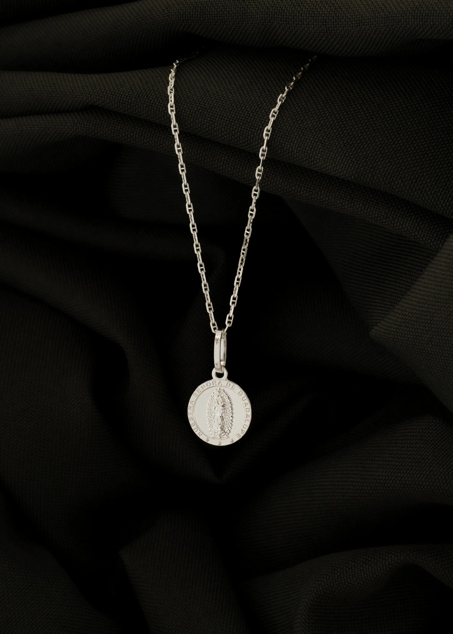 Dije Virgen De Guadalupe 1,2 cms Plata Ley 925