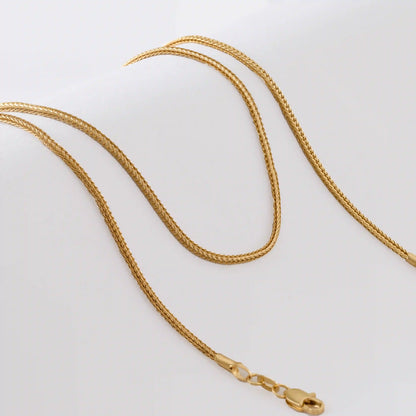 Cadena franco cuadrada de 2mm de 65 cm