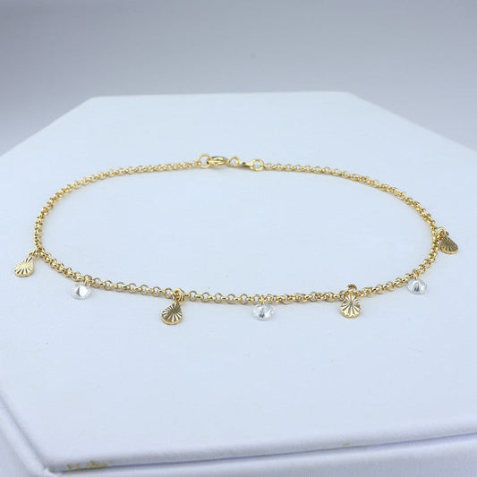 TOBILLERA GOTA SWAROVSKI 25CM 709106A207 - 3302