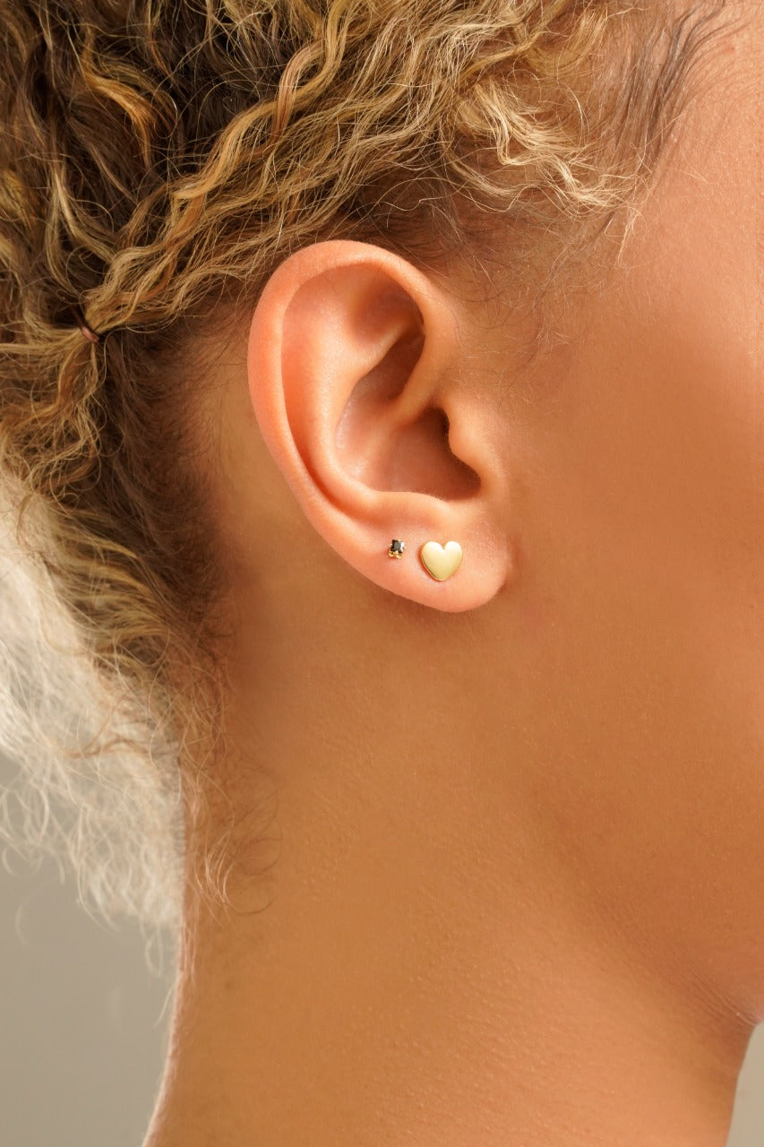 Topos mini circon cuadrado negro