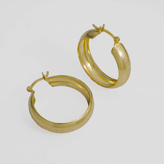 Argollas Gold Dust 3cms