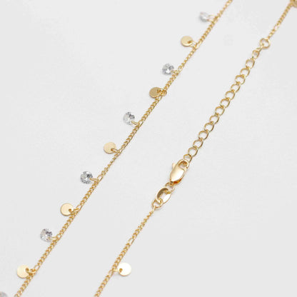 Cadena Cubana Circonias ( 45cms )