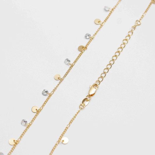 Cadena Cubana Circonias ( 45cms )