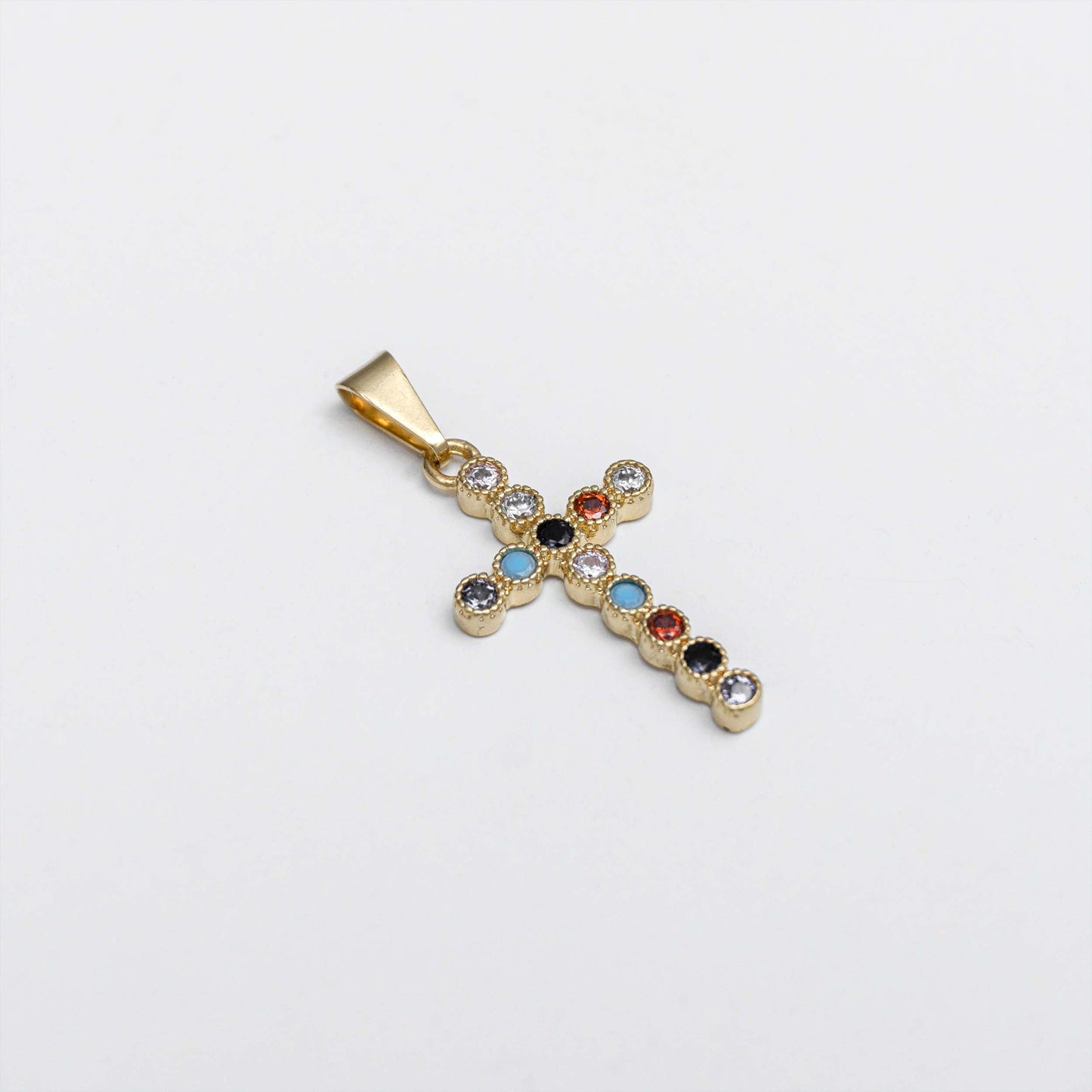 Dije Cruz verde-colors