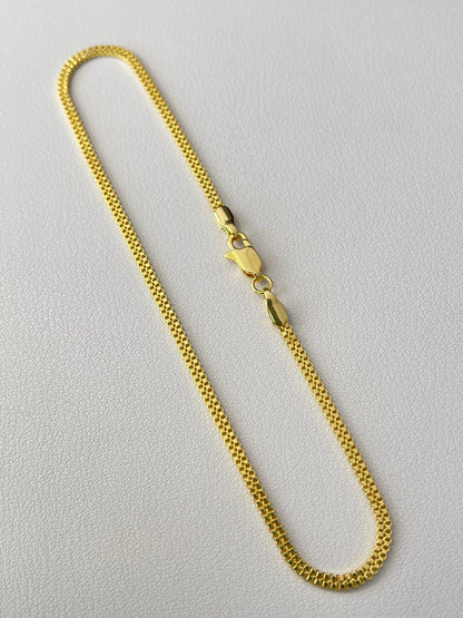 Tobillera Veneciana Doble Carril  ( 24.5 cms )