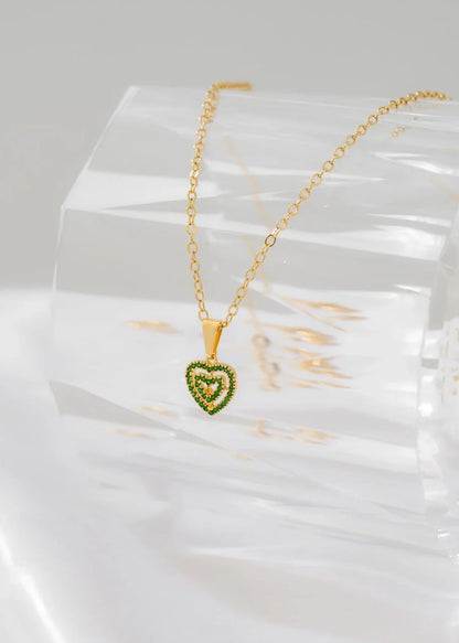 Cadena Aros 1.8 mm 45 Cms + Dije Eternal Love